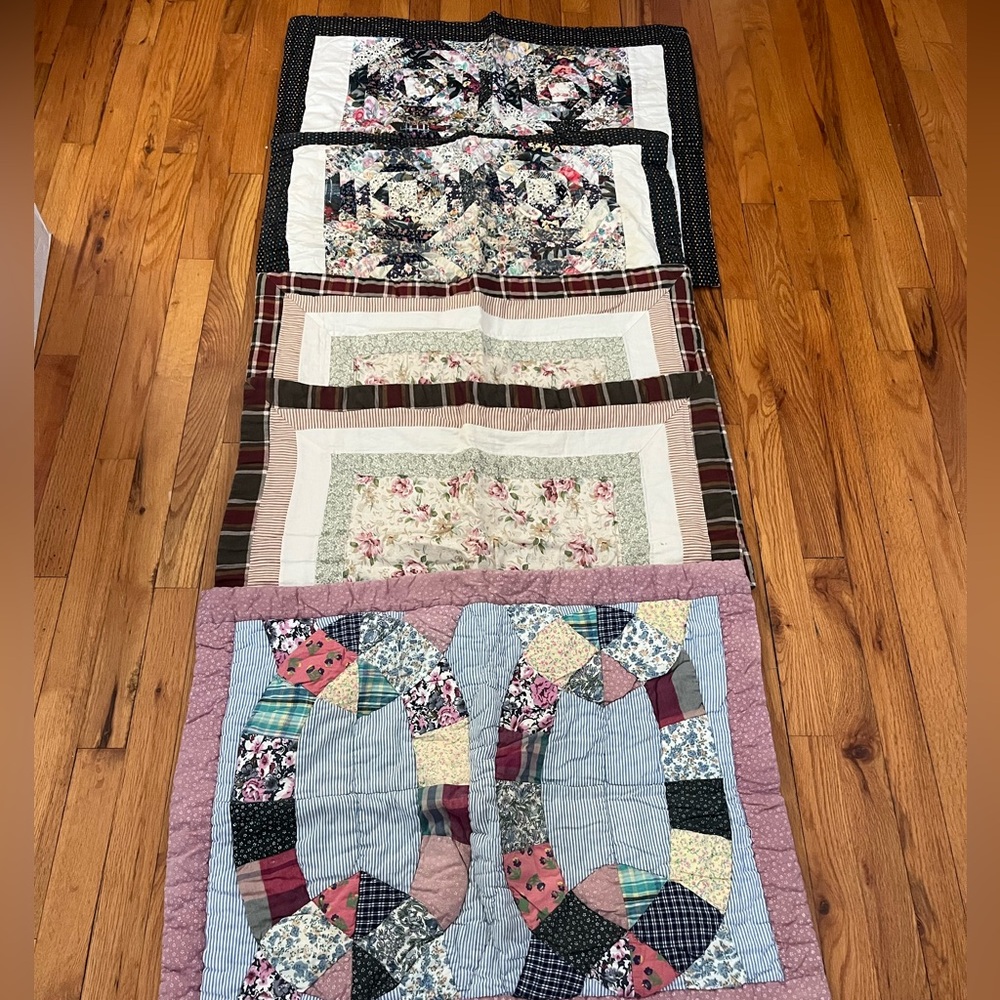 Colorful Patchwork Shams